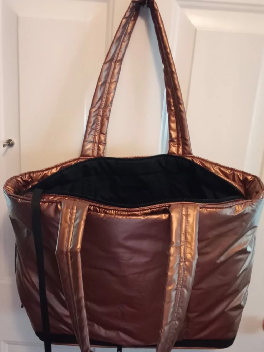 Luka Expandable Laptop Tote in COPPER-Limited Time Color that has been retired!